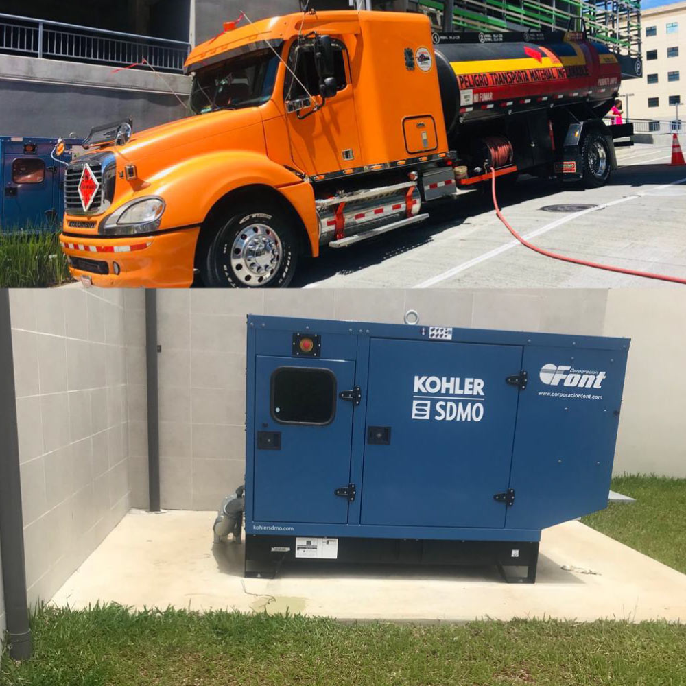 Gasolina para plantas electricas en costa rica