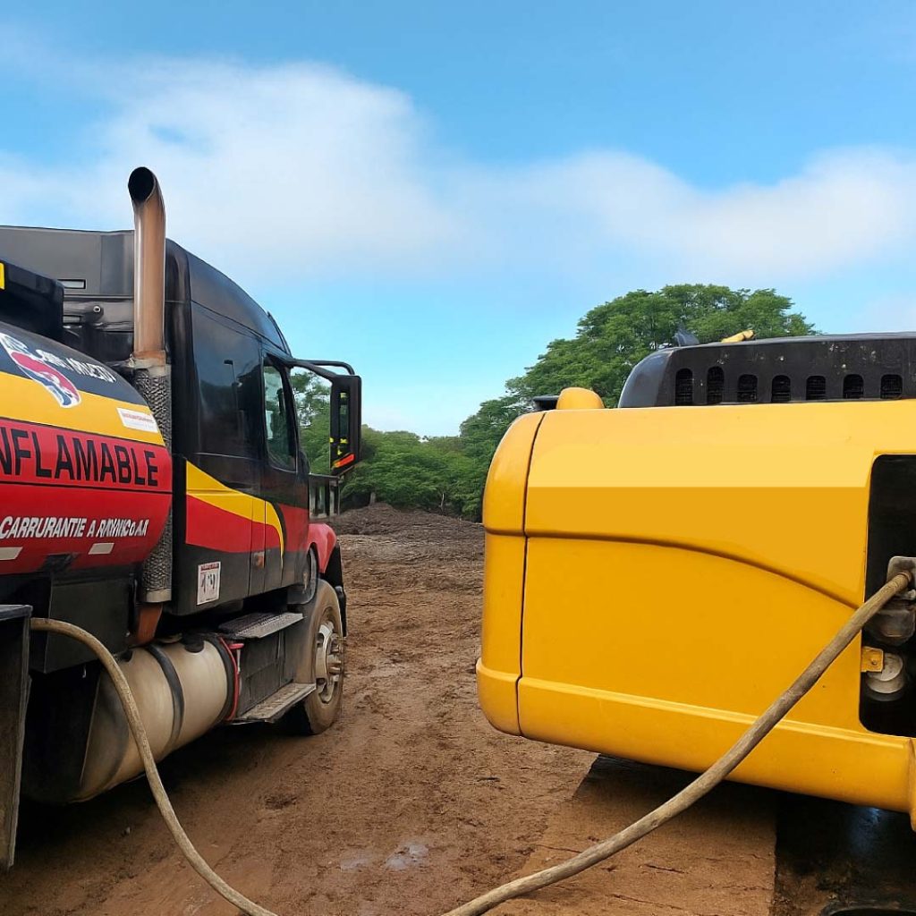 Combustible para proyectos de construccion